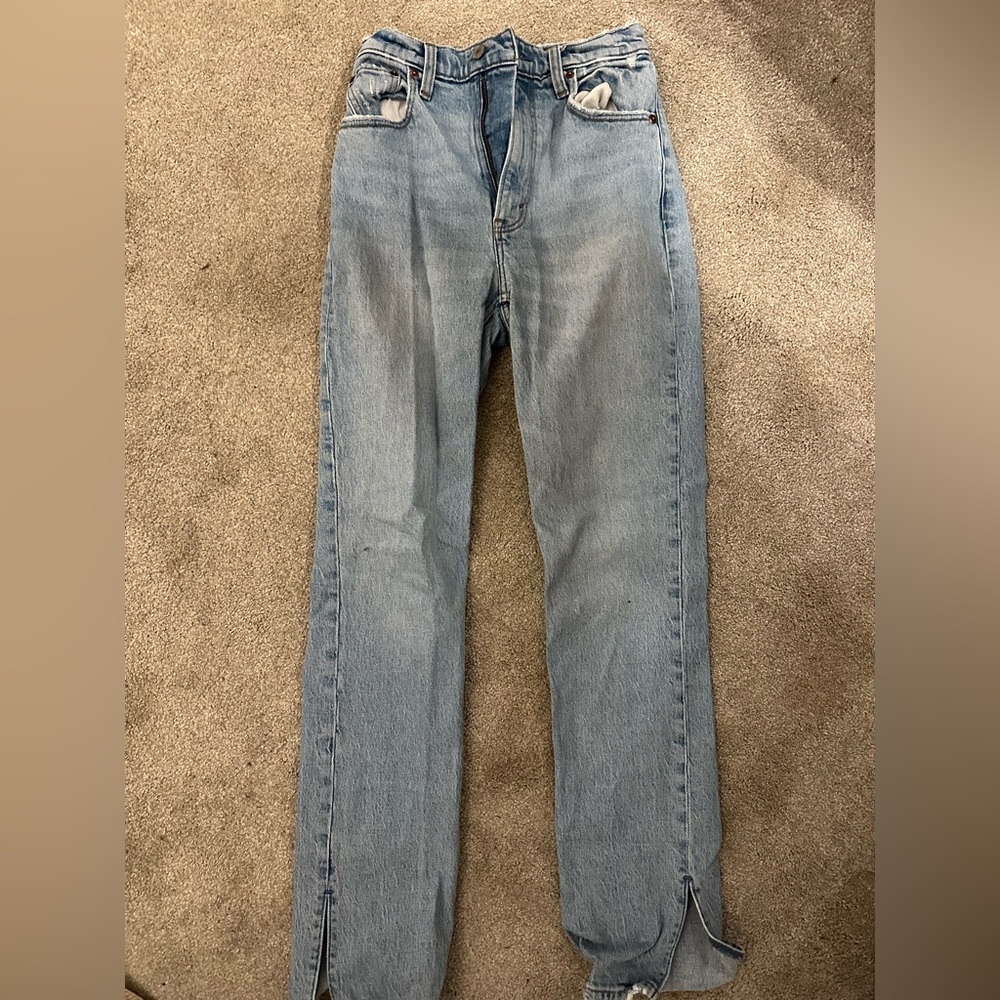 ABERCROMBIE & FITCH JEANS | Size 24 | The ‘90s Straight Ultra High Rise